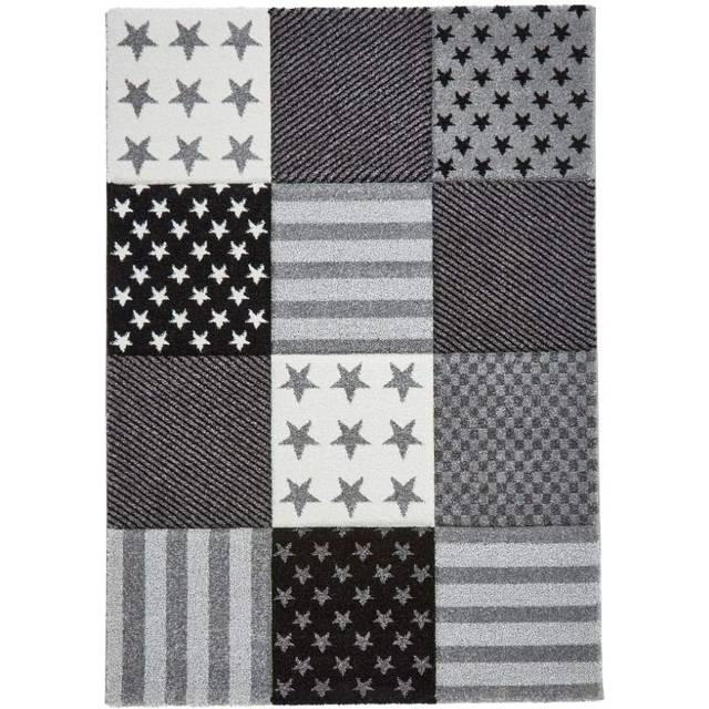 Grey Stars and Stripes Rug