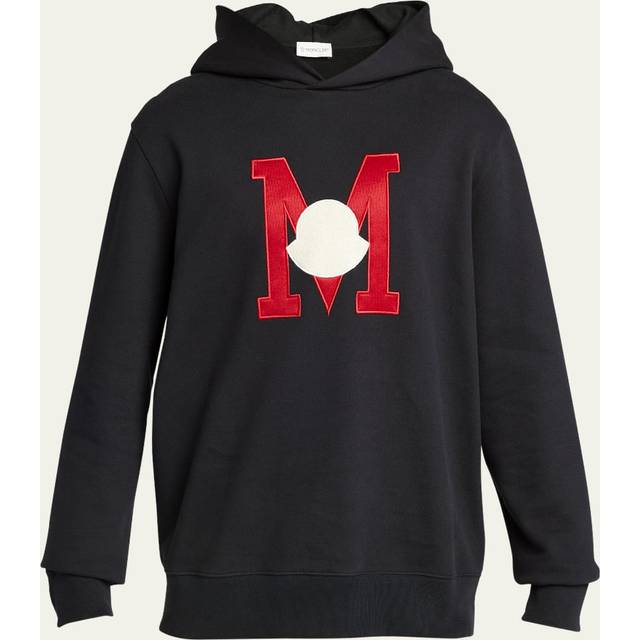 Moncler Navy Appliqué Hoodie - DARK NAVY BLUE 778 - S