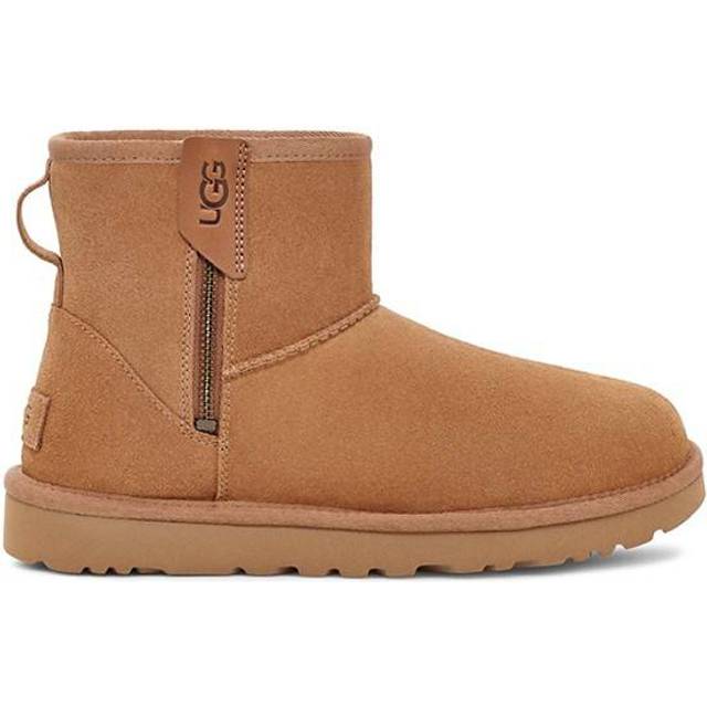UGG Classic Mini Bailey Zip Boots Chestnut Tan, 7