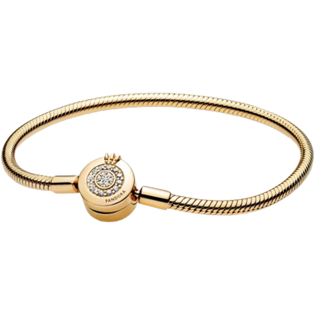 Pandora Pandora Signature Shine Bracelet - 20cm - Gold