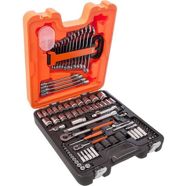 Bahco S87+7 Hylsnyckelsats 1/4" & 1/2"  94 delar Inkl 31 delars bitssats