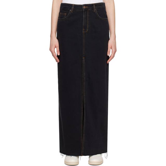 Ksubi Black Kara Denim Maxi Skirt - Black - WAIST US 28