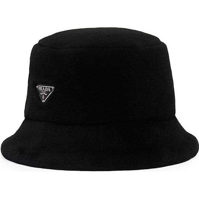 Shearling bucket hat