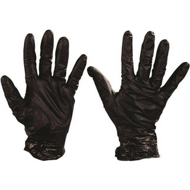 Nighthawk GLV2005S Best Nitrile Gloves, Black - Small - Case of 50