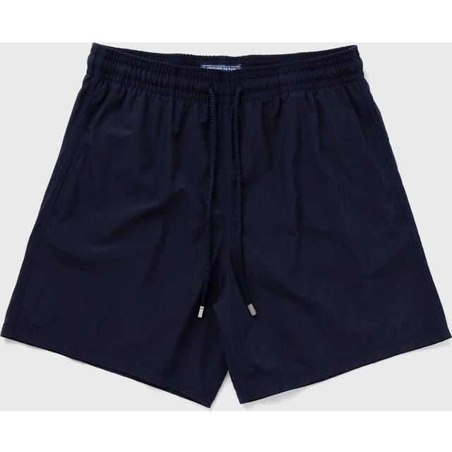 Vilebrequin, Badkläder, Herr, XL, Enfärgade badshorts för män - blue (XL)