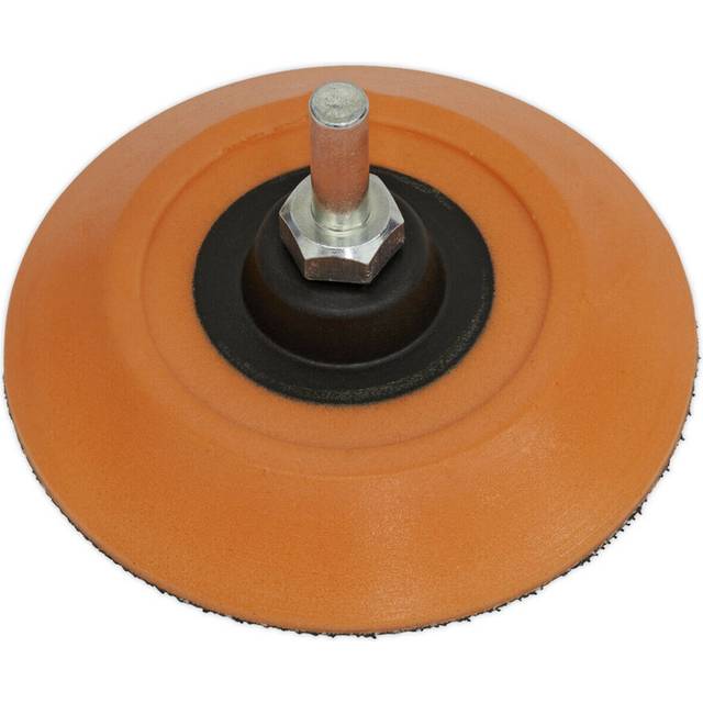 75mm Hook and Loop Backing Pad - 6mm Shaft - Angle Grinder Backing Disc