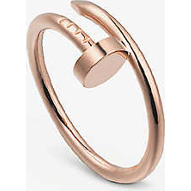 Cartier Womens Pink Gold Juste Un Clou Small 18ct Rose-gold Ring 48mm - PINK GOLD