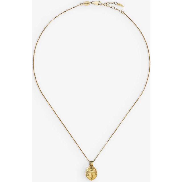 Lucy Williams Roman Coin Locket Necklace | 18ct Gold Vermeil