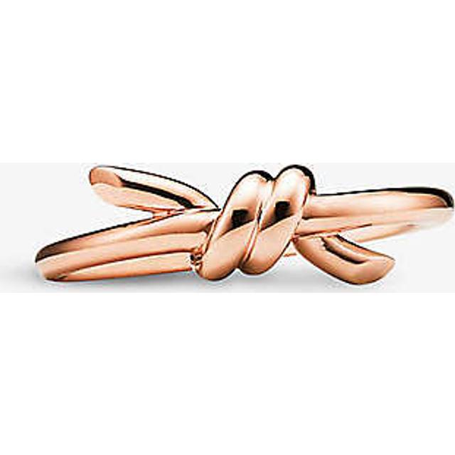 Tiffany & Co Womens Rose Gold Knot 18ct Rose-gold Ring 6.5 - ROSE GOLD