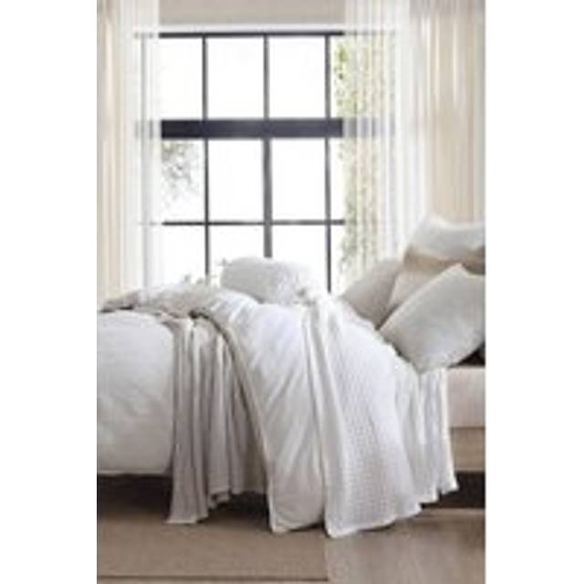 DKNY Pure Ribbed Jersey Kingsize Duvet Cover Set, Heather