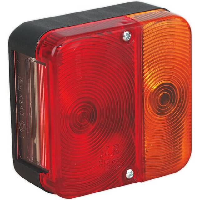 Sealey TB18 Rear Square Lamp Cluster 12v with Bulbs