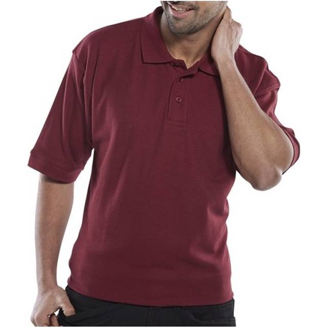 Click Polo Shirt Burgundy - Medium