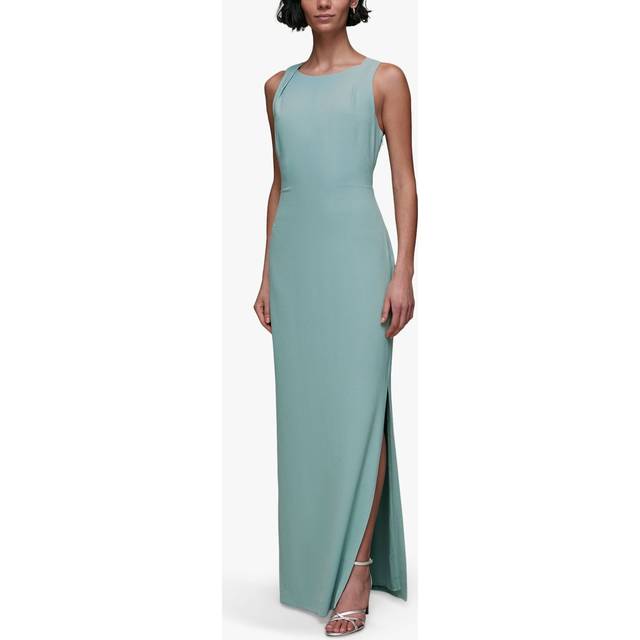 Whistles Tie Back Maxi Dress, Sage Green