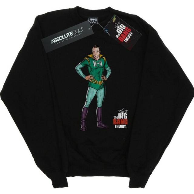 Sheldon Superhero Sweatshirt - Black - L