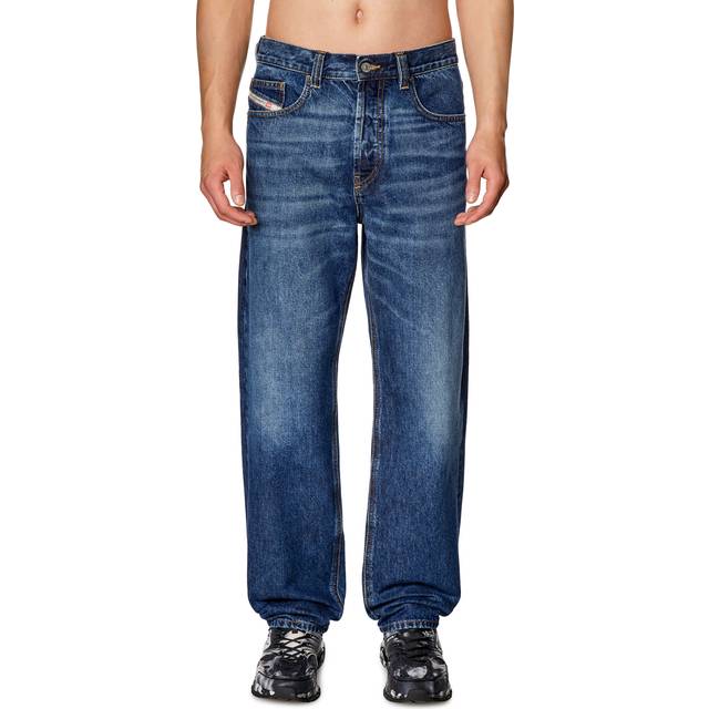 Diesel, Loose-fit Jeans, male, Blue, W32, Straight Jeans Classic Design