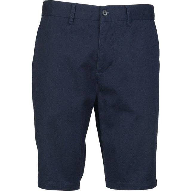 (28, Navy) Front Row Mens Cotton Rich Stretch Chino Shorts