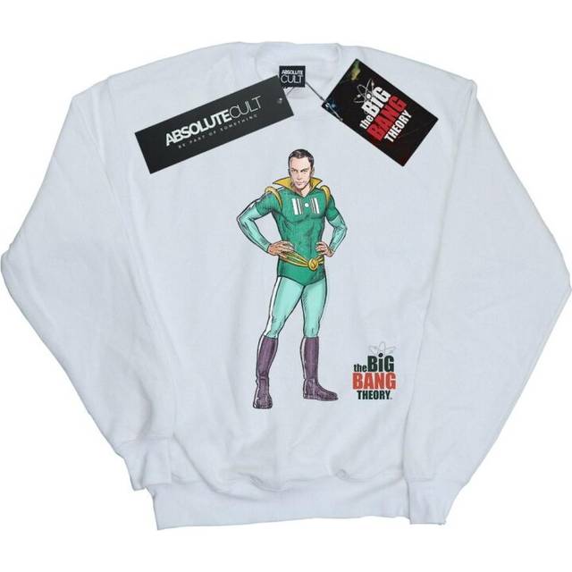 Sheldon Superhero Sweatshirt - White - 4XL