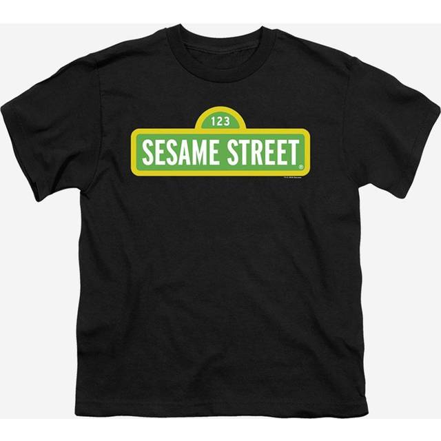 Sesame Street Logo T-Shirt Black - 3-4 Years