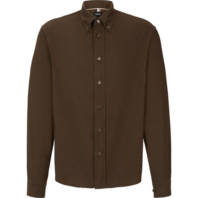 Hugo Boss Men's S-Owen Casual Shirt - Green - Size: 38/Regular