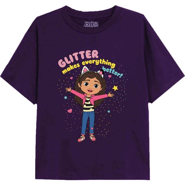 Gabby's Dollhouse Sprinkle Party T-Shirt Purple - 7-8 Years