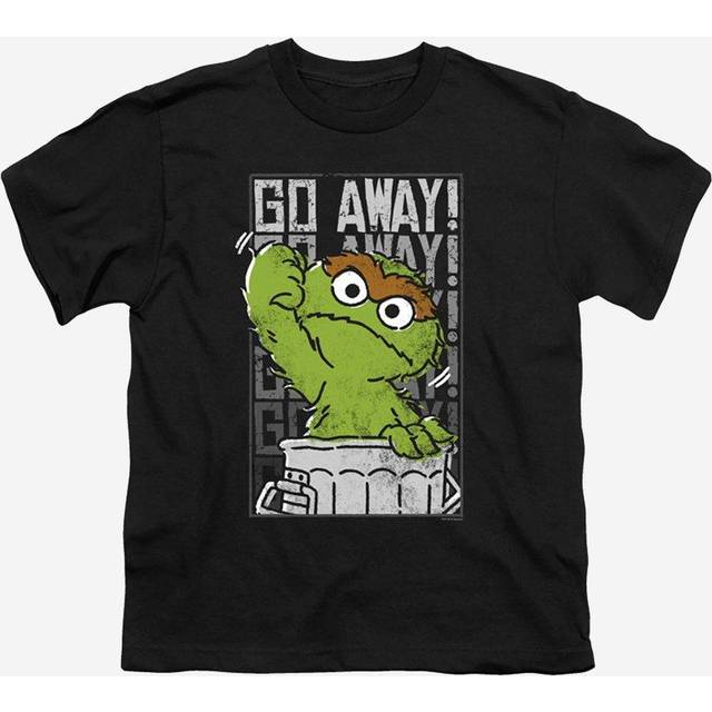 Sesame Street Go Away T-Shirt Black - 5-6 Years