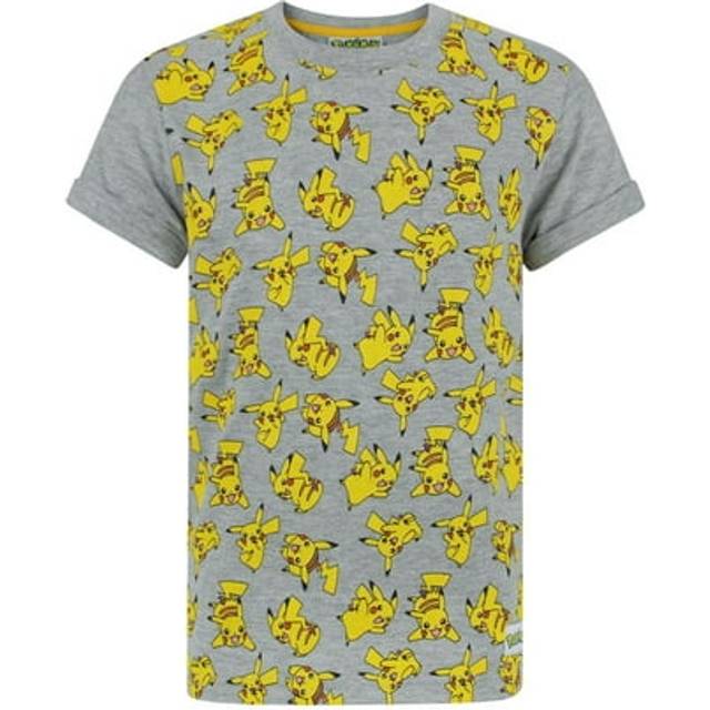 Pokemon childrens/boys all-over pikachu design t-shirt ns303
