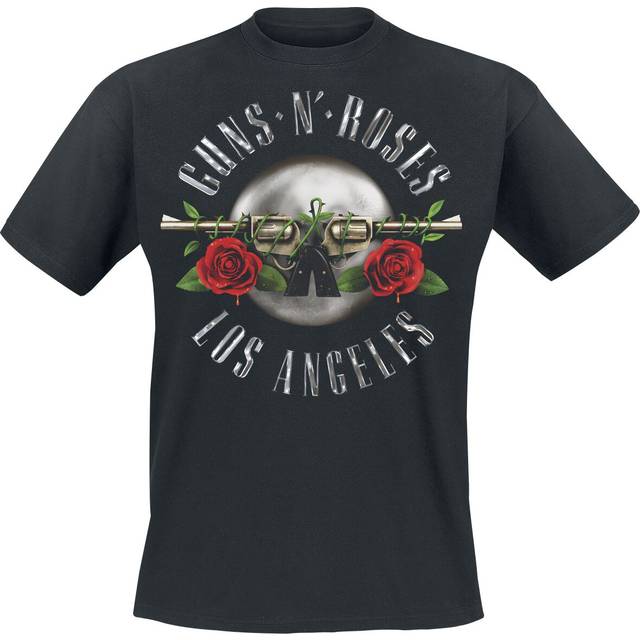 Guns N' Roses T-Shirt - Los Angeles Seal - S to 5XL - for Men - black