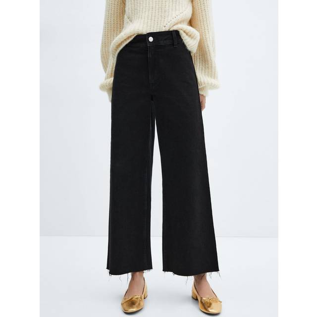 Black High Rise Culotte Jeans (16)