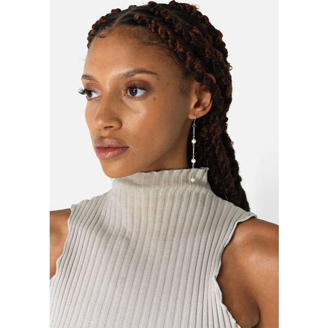 John Elliott X M.A.R.S Twist Link Pearl Earrings / Silver