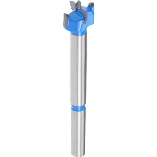 Forstner Drill Bits 15mm, Tungsten Carbide Wood Hole Saw Auger Opener, Woodworking Hinge Hole Drilling Boring Bit Cutter (Blue, Gray)