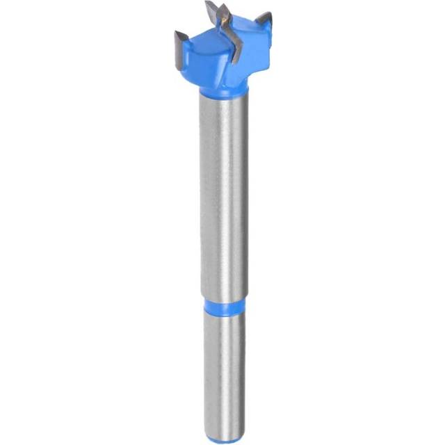 Forstner Drill Bits 16mm, Tungsten Carbide Wood Hole Saw Auger Opener, Woodworking Hinge Hole Drilling Boring Bit Cutter (Blue, Gray)