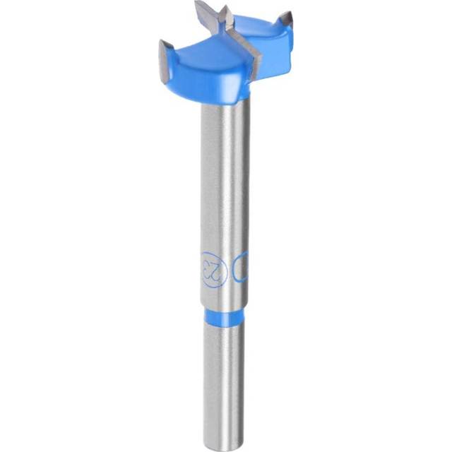 Forstner Drill Bits 23mm, Tungsten Carbide Wood Hole Saw Auger Opener, Woodworking Hinge Hole Drilling Boring Bit Cutter (Blue, Gray)
