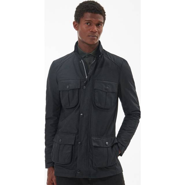 Barbour Corbridge Mens Wax Jacket - Black - Size Medium