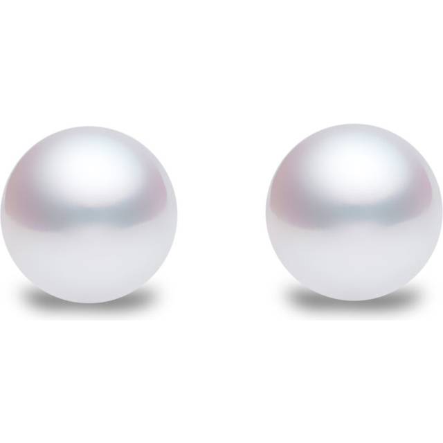 Jewelco London Sterling Silver 4mm Natural Freshwater Cultured Pearl Stud Earrings - AES010