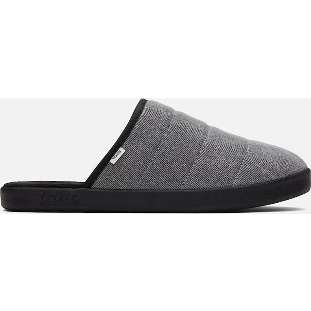 Toms Harbor Slipper Men's | Slip On Shoes  | Black / Grey  | UK Size 7