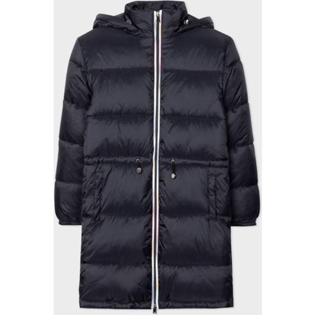 PS Paul Smith Quilted Shell Hooded Jacket - S - Blue