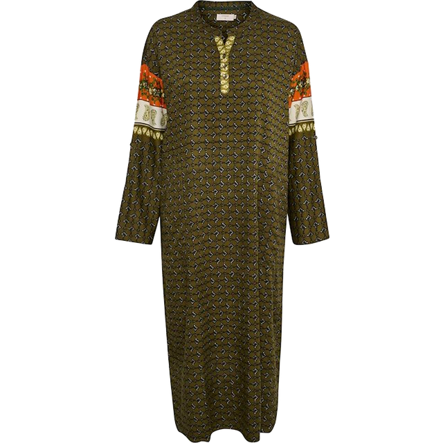 Cream - Klänning crEmmeli Kaftan Dress Mollie fit - Grön