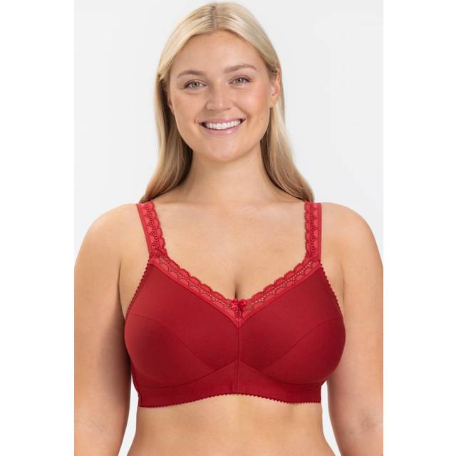 Miss Mary of Sweden - Bygel-bh Cotton Comfort - Röd
