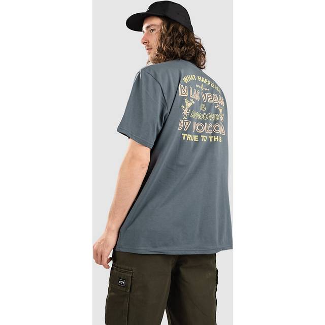 T-shirt Volcom Vegas Happening - Bleu - L
