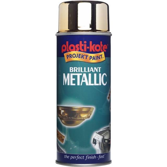 Plasti-Kote 440.0000160.076 160 400 ml Brilliant Spray Paint - Metallic Gold