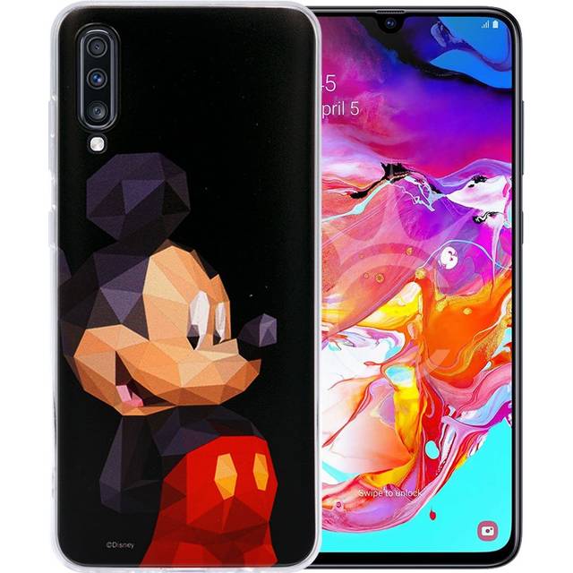 Musse Pigg #24 Disney-skydd för Samsung Galaxy A70 - Svart