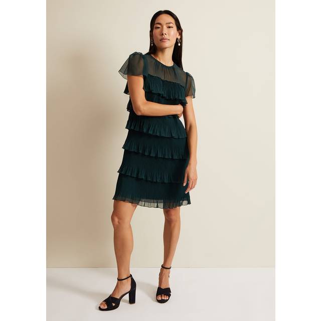 Phase Eight Mimi Pleat Frill Mini Dress
