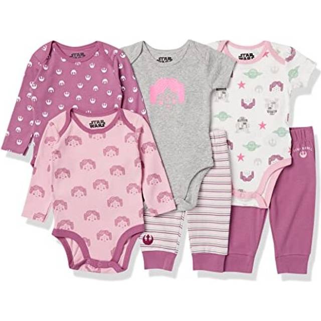 Amazon Essentials Disney  Star Wars  Princess Baby girls 6-Piece Outfi