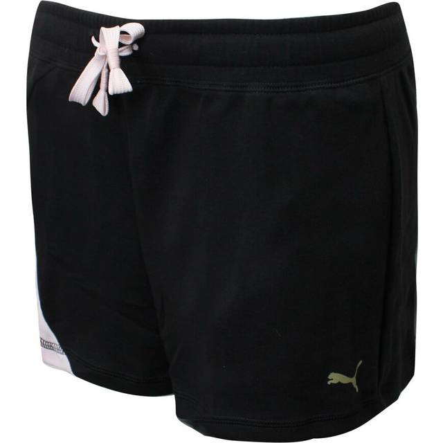 Puma Womens Sweet Shorts Casual Running Lounge Pants Black 518142 02 Textile - Size X-Small
