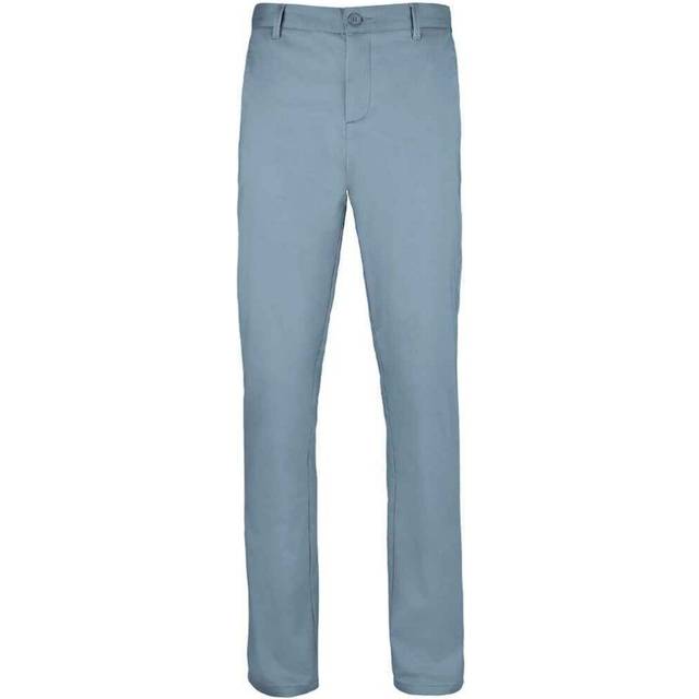 (30R, Creamy Dark Blue) SOLS Mens Jared Stretch Slim Suit Trousers