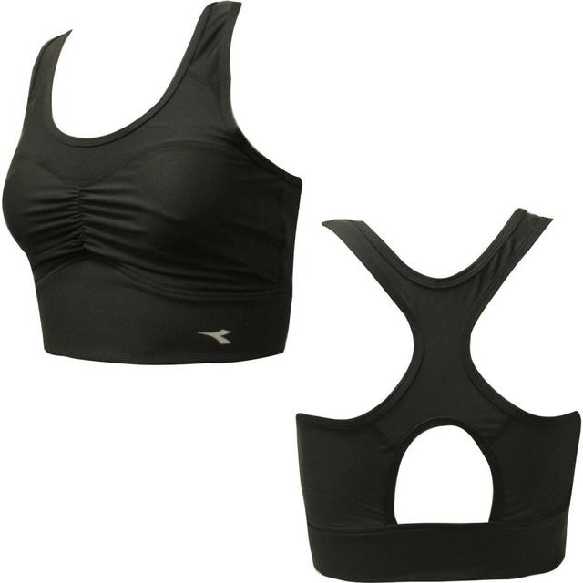 Supportive Sports Bra Crop Top Black