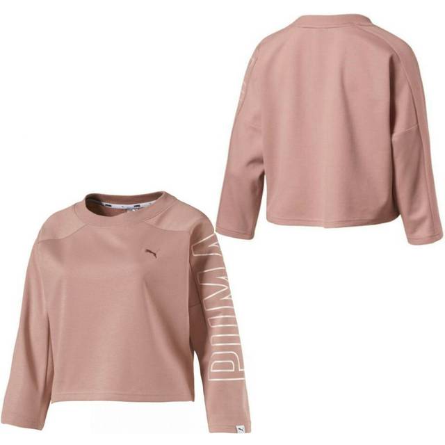 Puma Fusion Womens Pink Sweater - Peach Textile - Size 16 UK