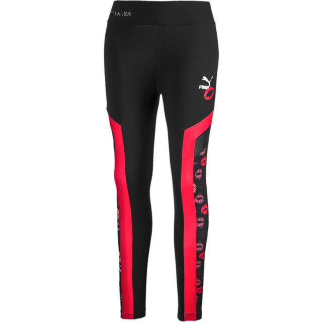 Puma x maybelline womens black leggings
