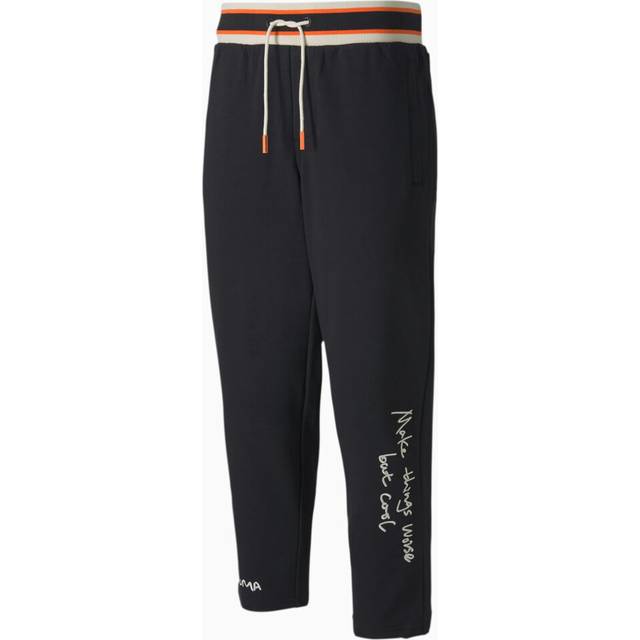 Puma x RDET Randomevent Black Mens Cropped Sweat Pants Joggers 596667 01 Textile - Size X-Small