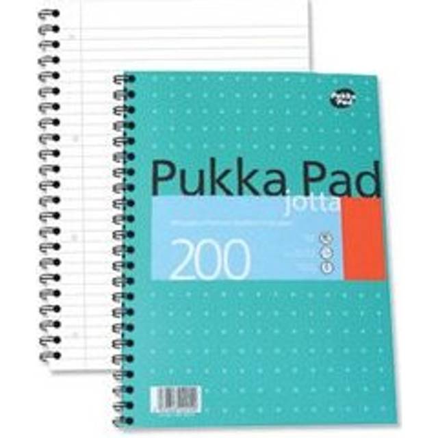Pukka Pads A4 Metallic Jotta Wirebound Notebook (Pack of 3)